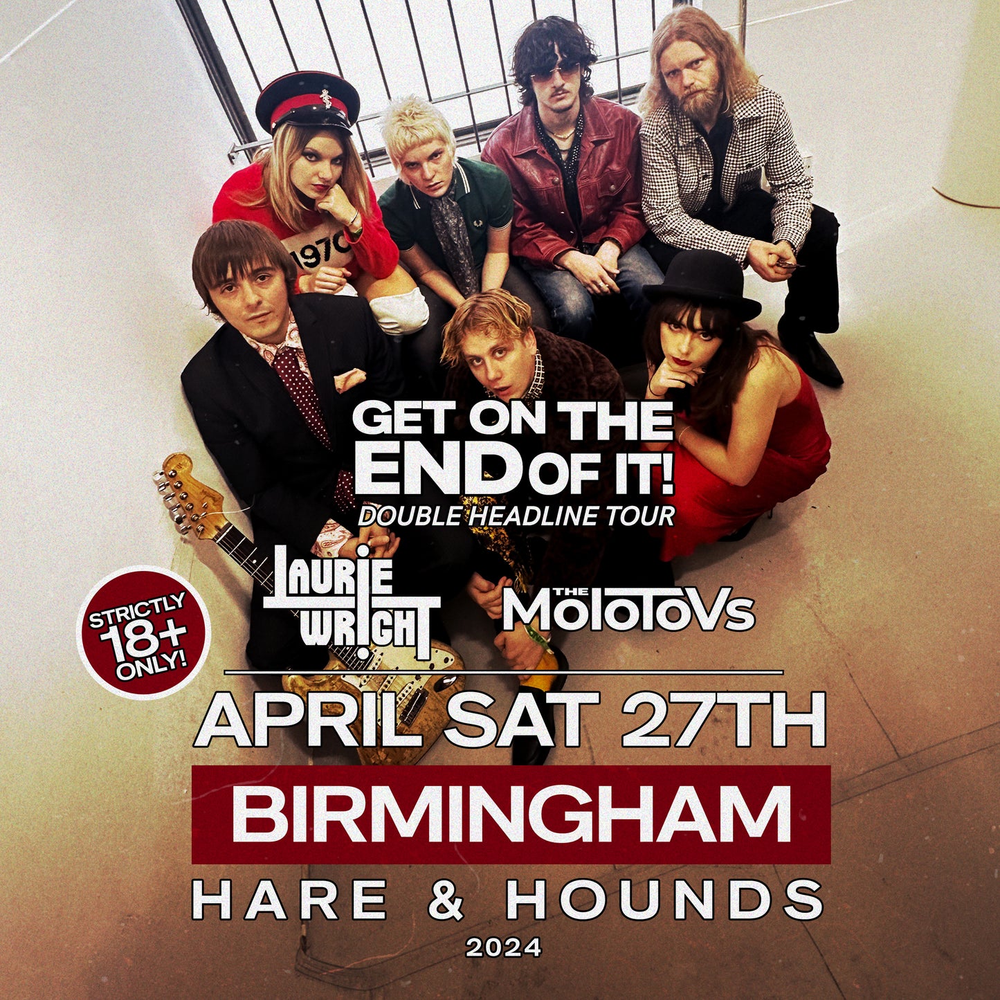 BIRMINGHAM | HARE & HOUNDS | 27.04.24 | Get On The End Of It: Double Headline Tour